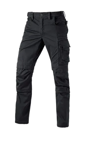 Custom logo printed cotton pull on pants work trousers chino factory