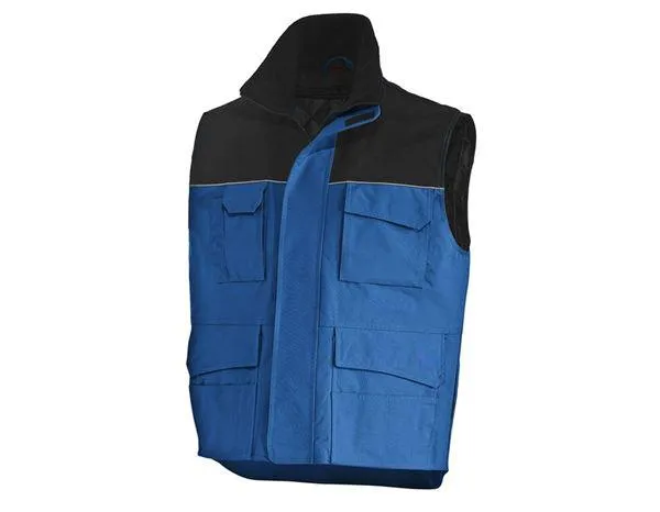 custom logo printed workwear couter body warmer vest
